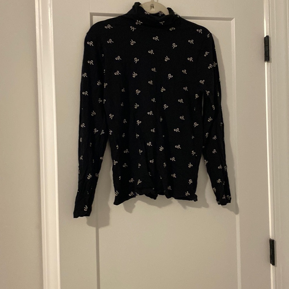 J. Crew Factory Bow Turtleneck
